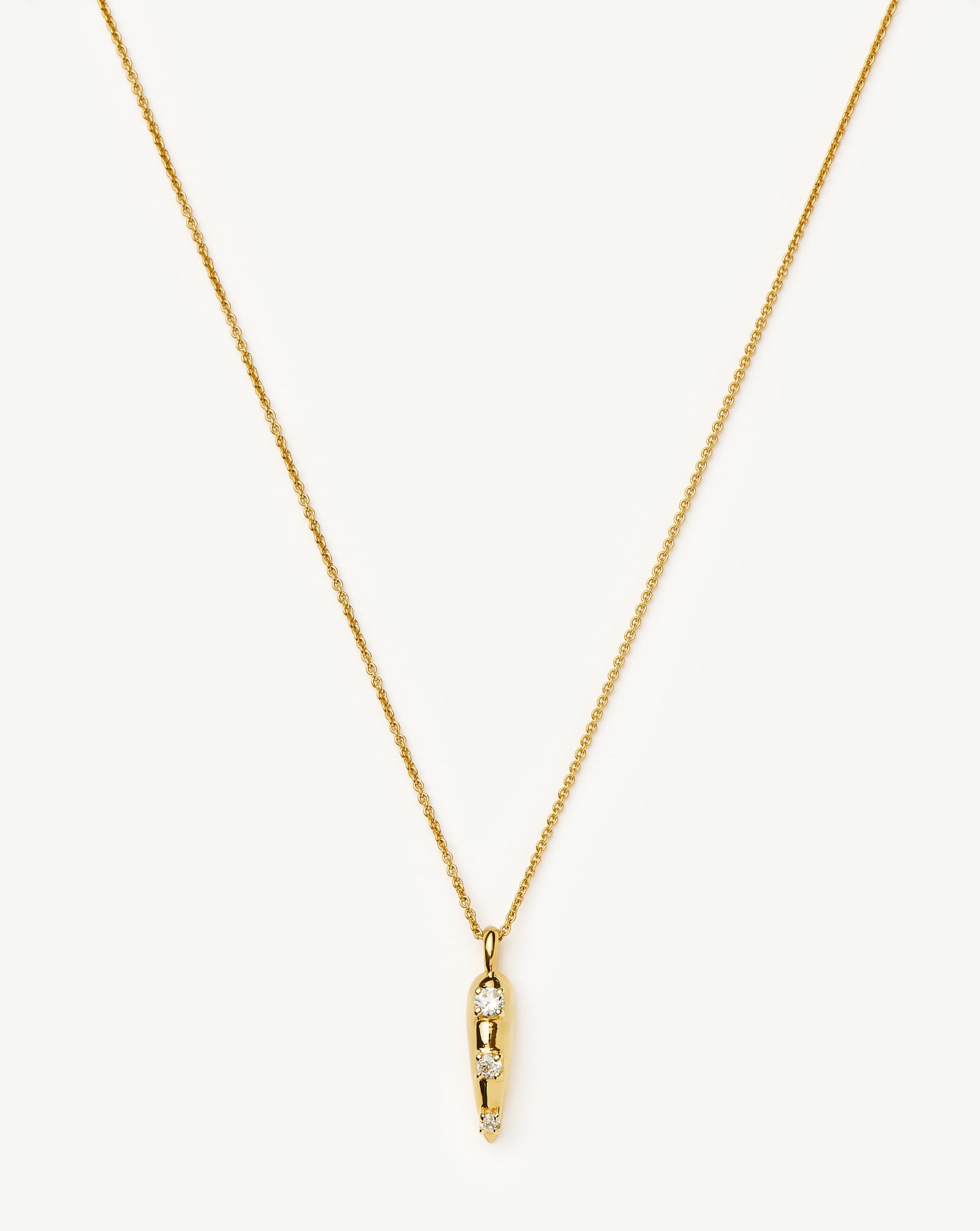 Claw Studded Pendant Necklace for Women - Gothic Punk Jewelry - Perfect for Parties, Concerts & Everyday Fashion