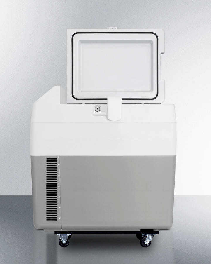 Accucold SPRF36M2 Portable Refrigerator & Freezer with Secure Lock - Ideal for Camping, Road Trips, and Outdoor Adventures