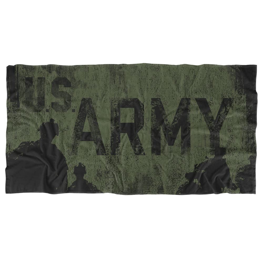 LOGOVISION Army Beach Towel 30x60 - Quick Dry Sand Towel for Pool & Beach