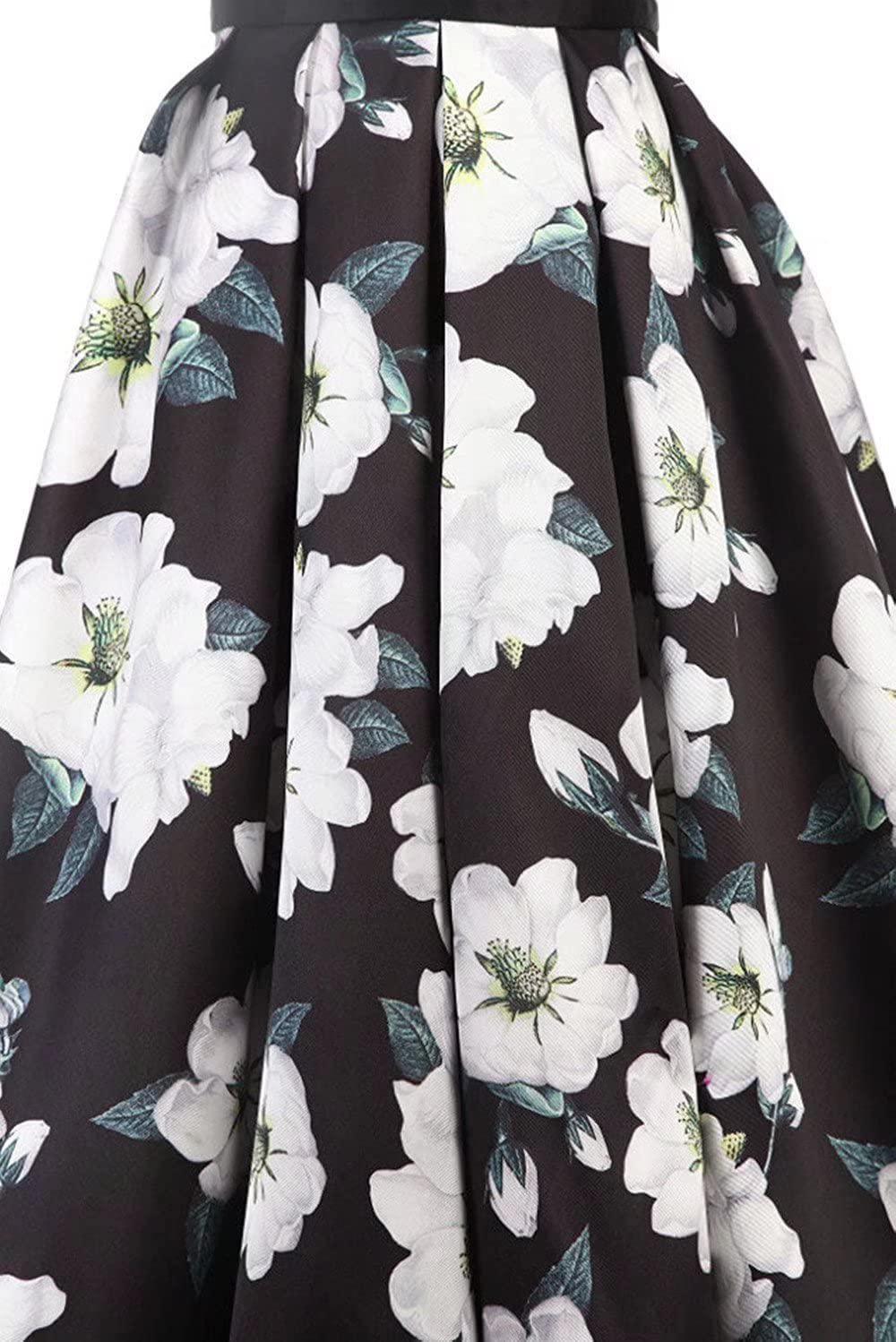Elegant Floral Printed Sweetheart Neckline Prom Gown for Women - Long Evening Dress with Train - Perfect for Weddings, Proms, and Formal Events