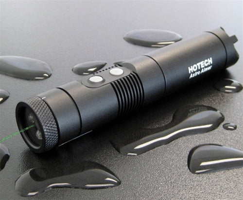 HOTECH Astro Aimer Gen III Green Laser Flashlight Combo - Waterproof Tactical Light for Hunting, Camping & Outdoor Adventures - HTGL G3