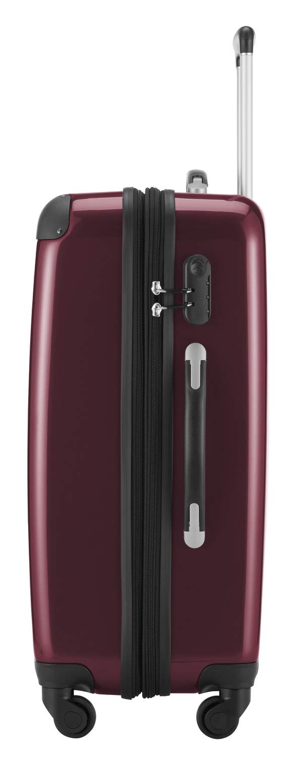 Premium Hauptstadtkoffer 3-Piece Luggage Set - Durable Burgundy Spinner Suitcase for Travel with TSA Lock | Business Trips & Family Vacations