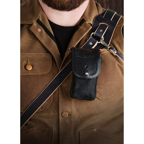 HoldFast Gear Money Maker Solo Sling Right Handed Camera Strap - Medium Black | Comfortable DSLR/Mirrorless Camera Harness for Photographers | Perfect for Weddings, Travel & Outdoor Photography