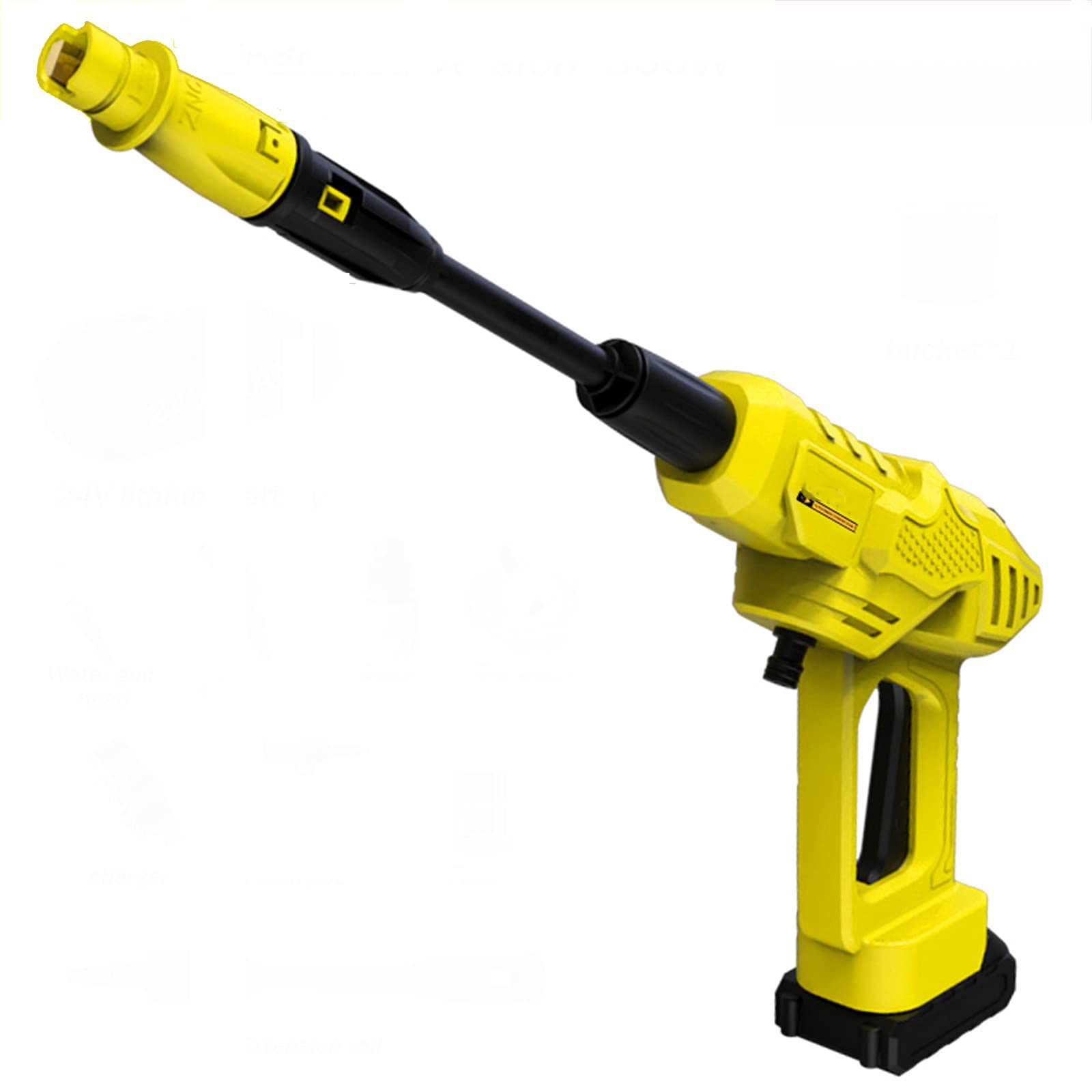 Cordless Electric Pressure Washer - 320 PSI Portable Handheld Power Washer for Car Washing, Home Cleaning & Outdoor Use | Water Nozzle Cleaning Machine Kit