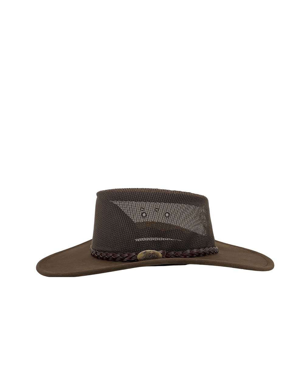 Jacaru Summer Breeze Suede Hat for Women - Lightweight & Breathable Wide Brim Sun Hat for Beach, Travel, and Outdoor Activities