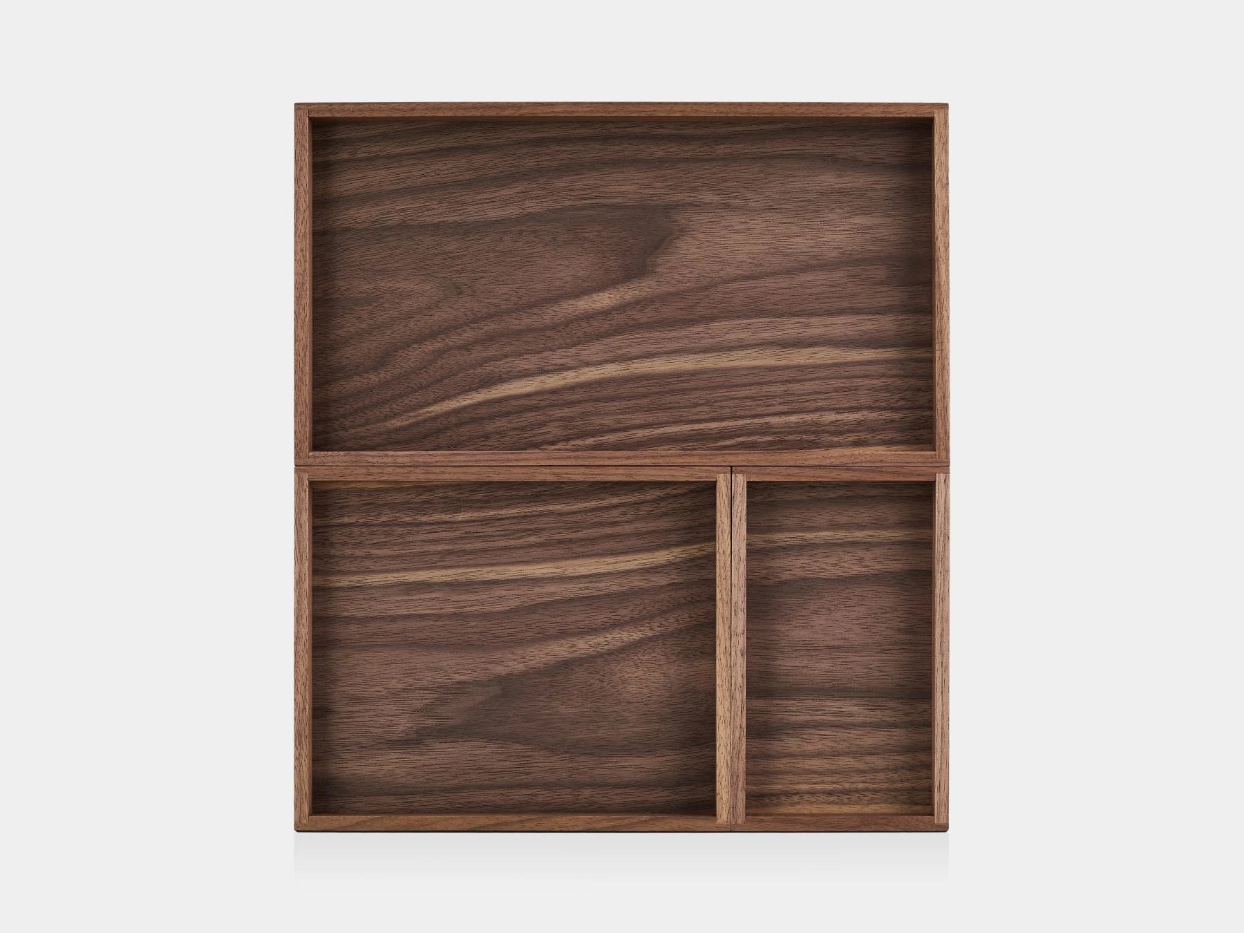 Premium Stackable Valet Trays Set - 3-Piece Organizer for Keys, Wallet & Jewelry | Perfect for Entryway, Dresser & Nightstand Organization