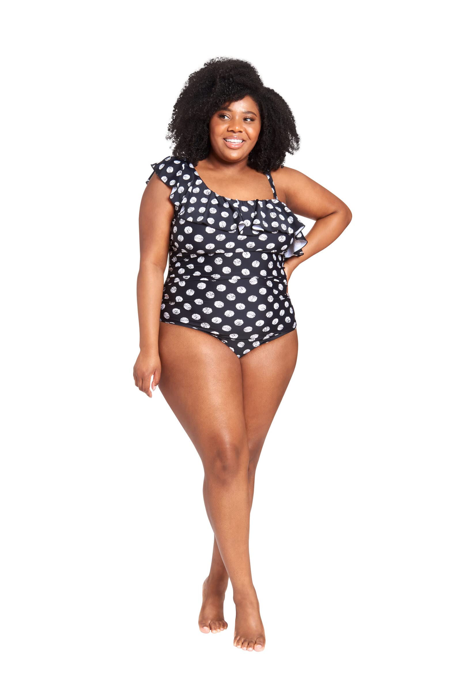 Women's One Piece Swimsuit - Sexy High Waisted Bathing Suit for Women, Tummy Control Swimwear with Adjustable Straps | Perfect for Beach Vacation, Pool Party & Summer Swimming