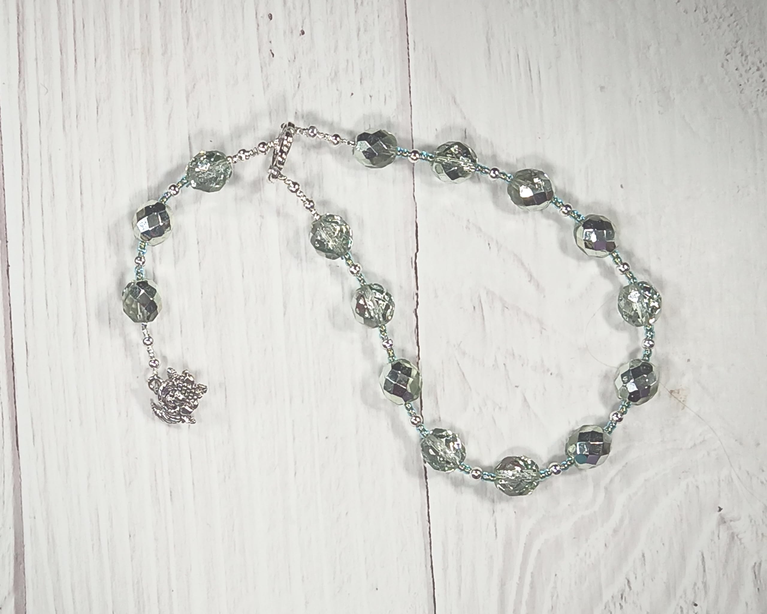 Abundantia Pocket Prayer Beads - Roman Goddess of Abundance & Prosperity Rosary | Perfect for Meditation, Spiritual Protection & Daily Blessings