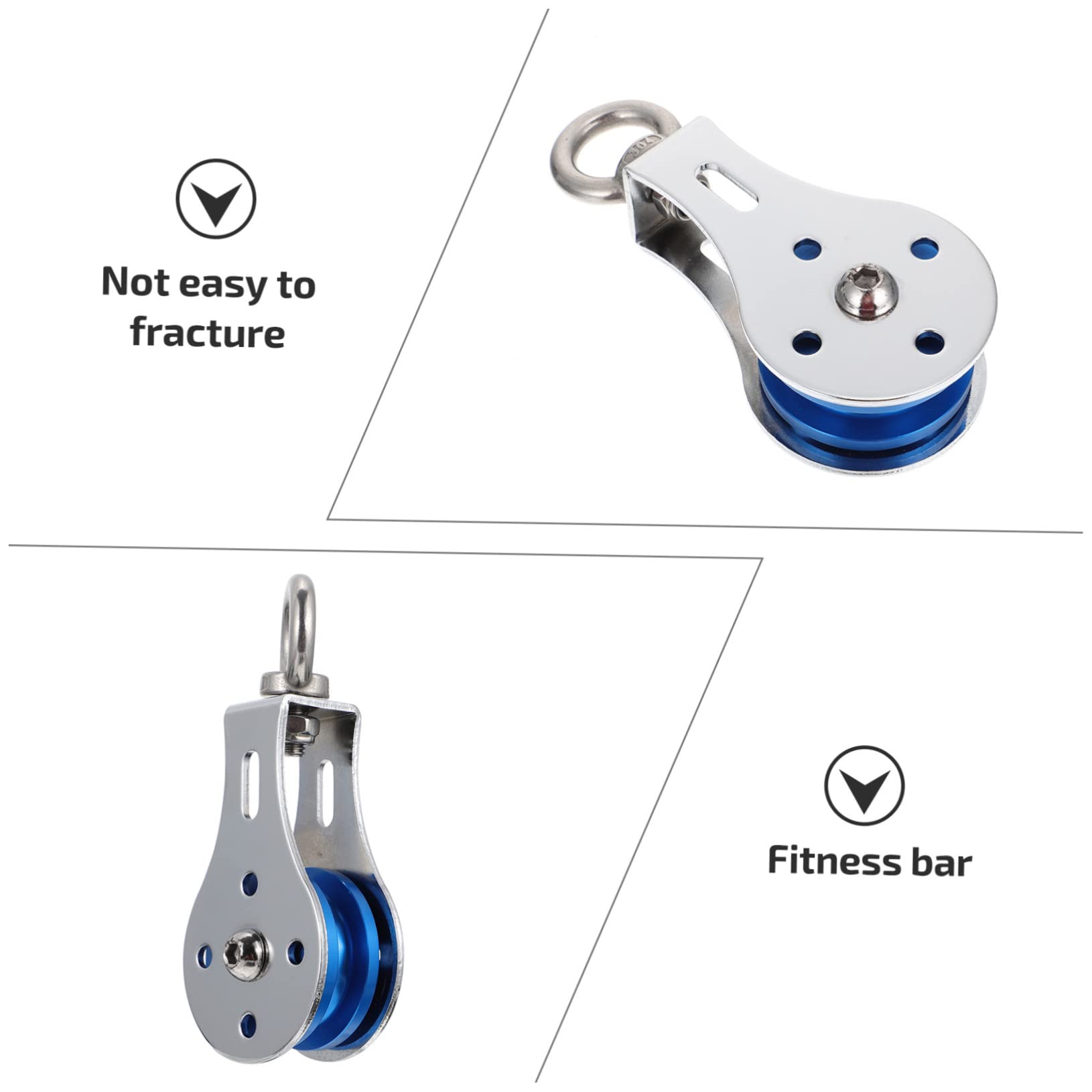 Kisangel 1pc Pulley Wheel - Heavy Duty Machinist Tools, Rotation Traction for Gym Equipment & Fitness Training - Perfect for Weightlifting, CrossFit, and Home Workouts