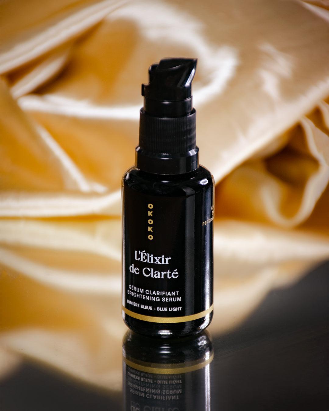 Blue Light Radiance Serum with AHA & Vitamin C - Brightening Peptides for Dark Spots & Wrinkles - Anti-Aging Face Serum for Glowing Skin - Perfect for Night Routine & Digital Screen Protection