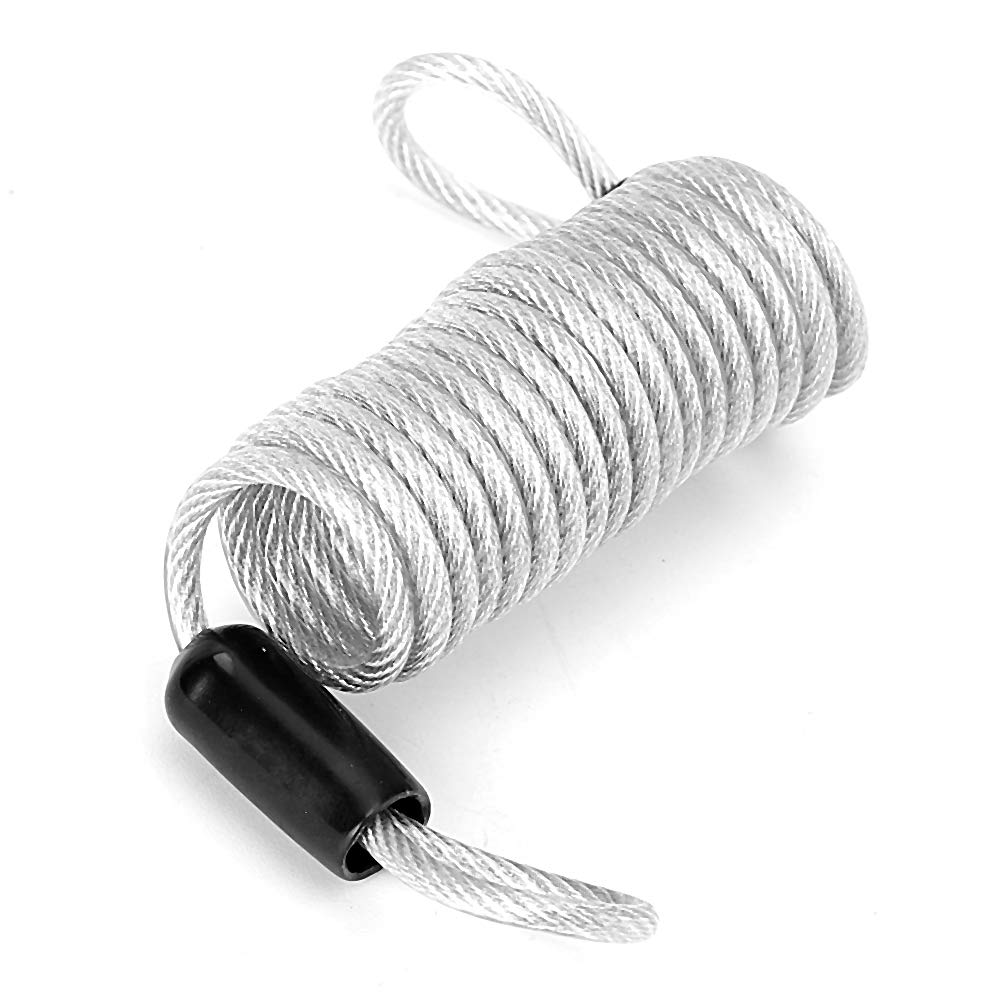 1m/3.3ft Stainless Steel Retractable Luggage Lock Cable - TSA Approved Travel Security Wire for Suitcases, Backpacks & Bags - Perfect for Airports, Hotels & Public Transport Safety