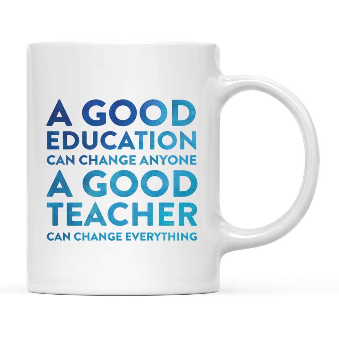 Andaz Press Teacher Coffee Mug - Inspirational Gift for Educators - 