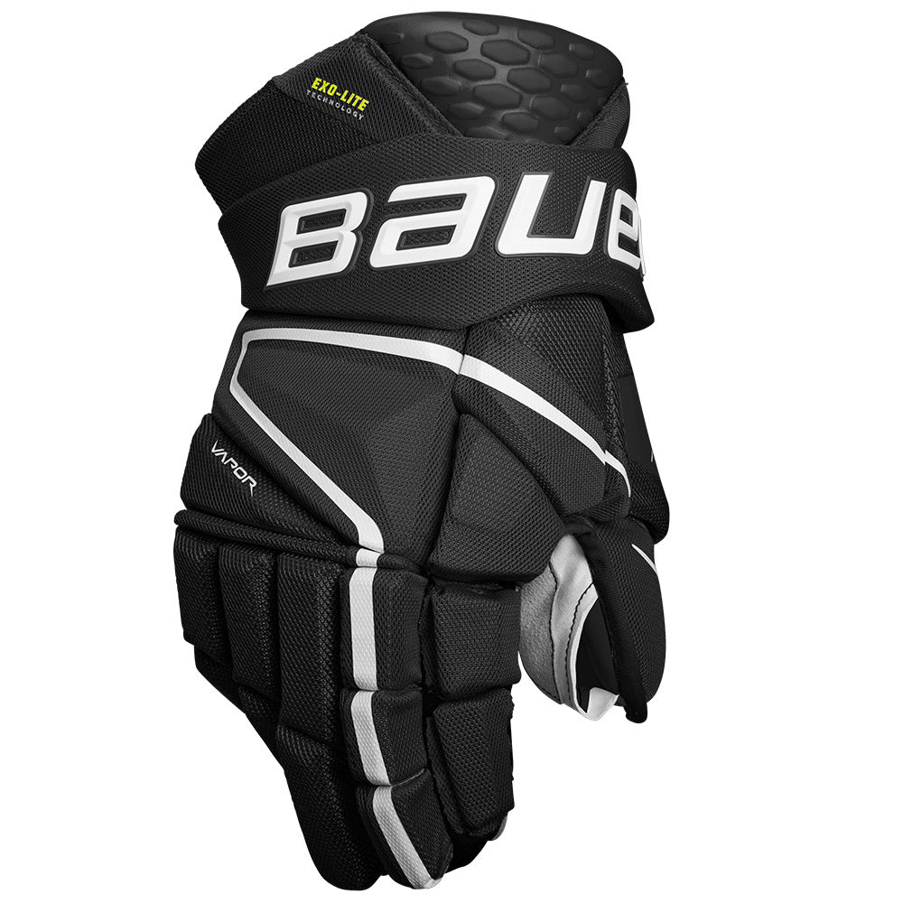 Bauer Vapor HyperLite Intermediate Ice Hockey Gloves - Lightweight Protective Gear for Youth & Adult Players - Perfect for Practice, Games & Training Sessions
