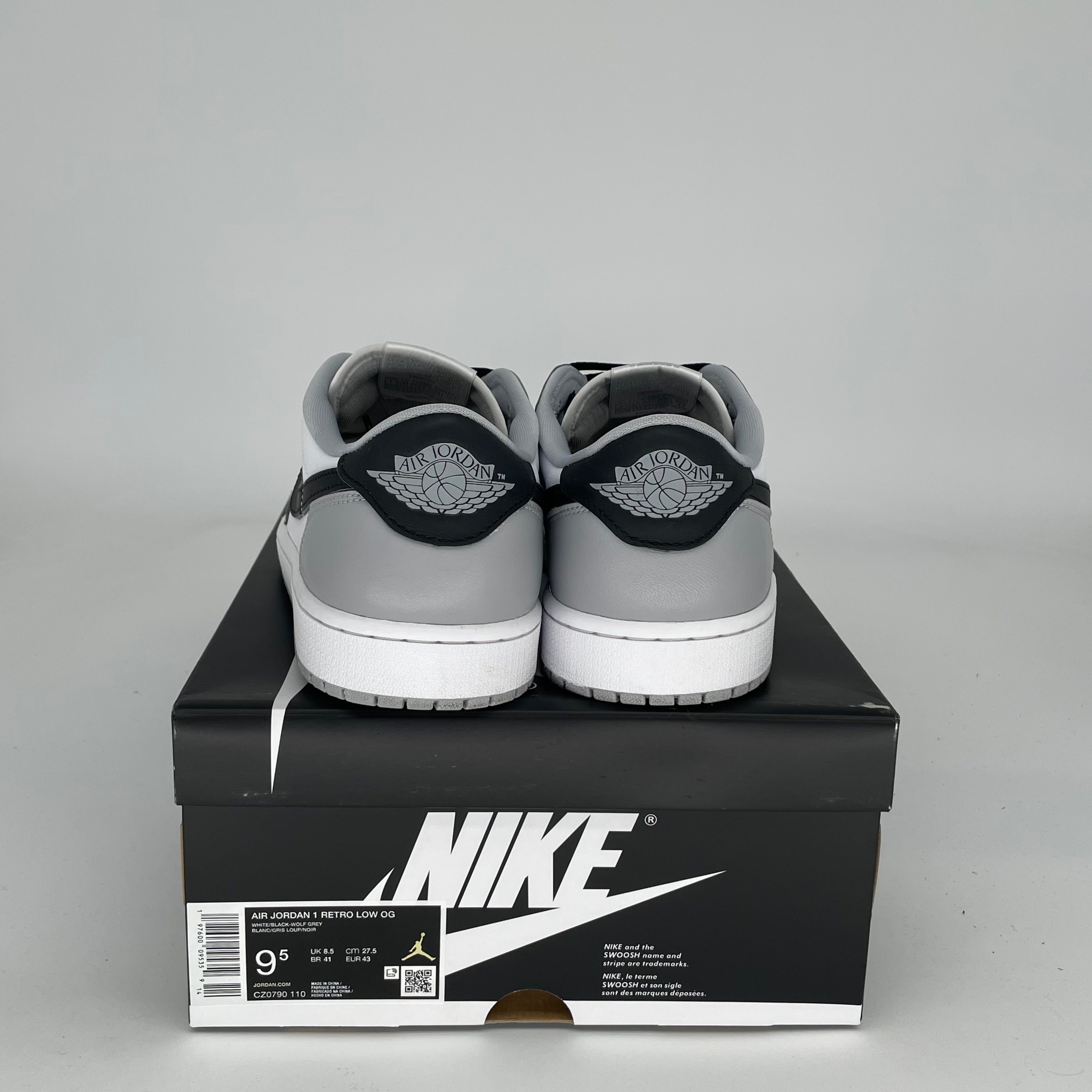 AIR JORDAN 1 LOW BARONS Men's Sneakers - Size 9.5 (CZ0790-110) - Retro Basketball Shoes for Casual Wear & Street Style