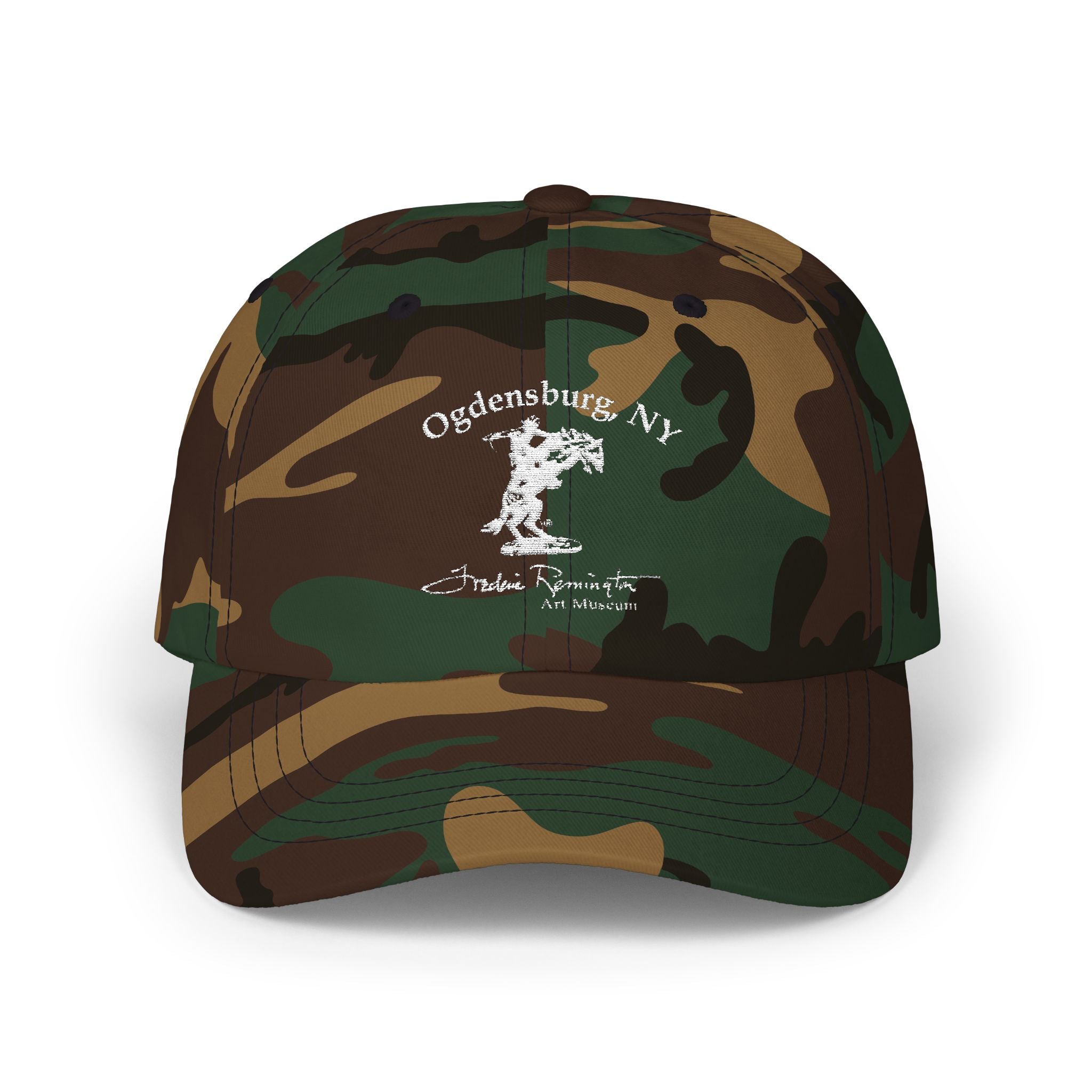 Remington Logo Dad Hat - Classic White Baseball Cap for Men - Perfect for Outdoor Activities, Sports & Casual Wear