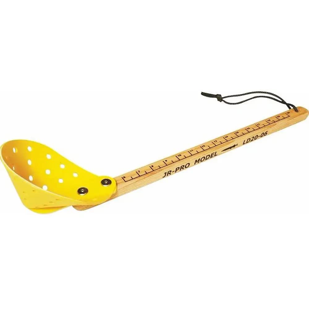 32 oz Multicolor Ice Scoop - Plastic Fishing Ice Scoop with Depth Measurement & Strainer, Floats on Water - Perfect for Ice Fishing, Camping & Outdoor Adventures