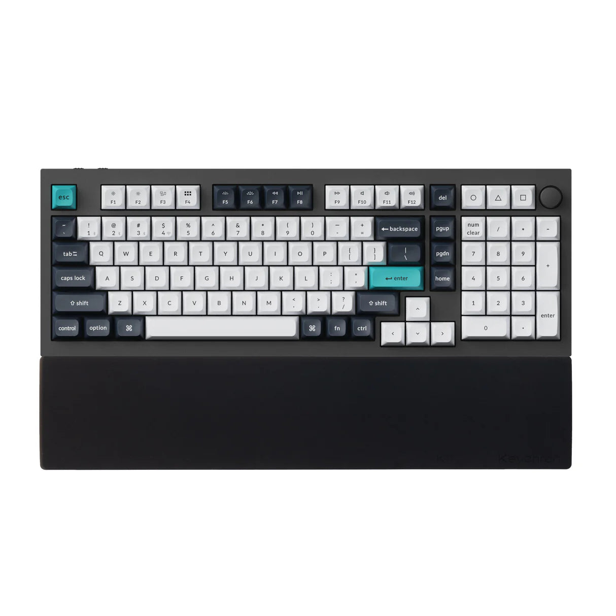 Keychron Ergonomic Silicone Wrist Rest for Keyboards - Comfortable Typing Support for Office, Gaming & Home Use