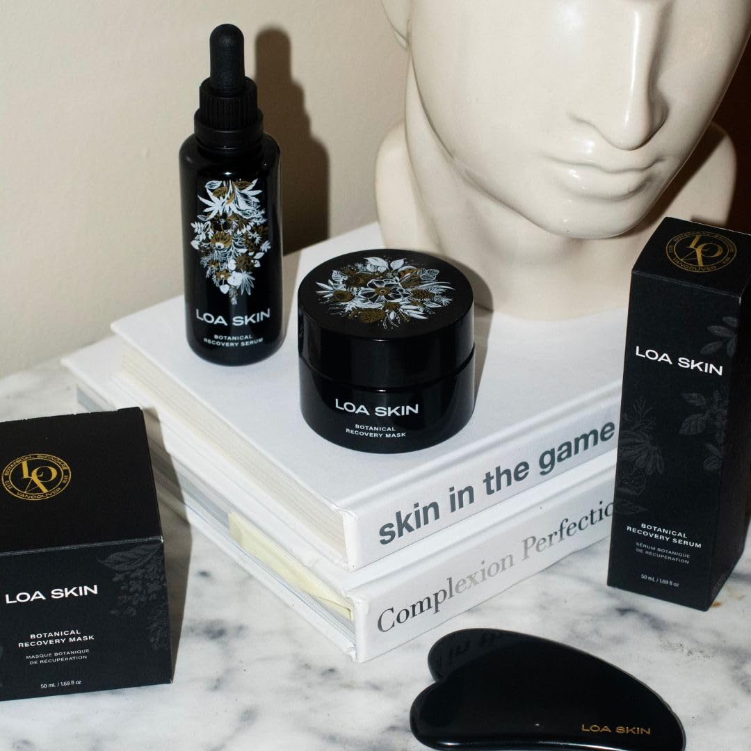Botanical Recovery Anti-Aging Overnight Mask with Collagen & Bakuchiol - Intense Hydration Treatment for Wrinkles & Age Spots - Perfect for Nighttime Skincare Routine