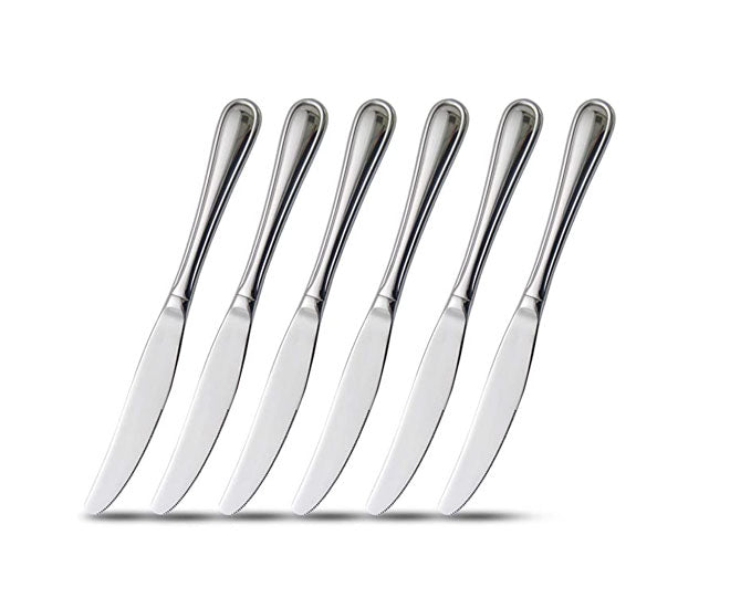 12/60/120 Piece Stainless Steel Dinner Knives Set - High-Quality Silverware for Restaurants, Catering & Home Dining - Durable & Elegant Cutlery for Everyday Use, Parties & Formal Events
