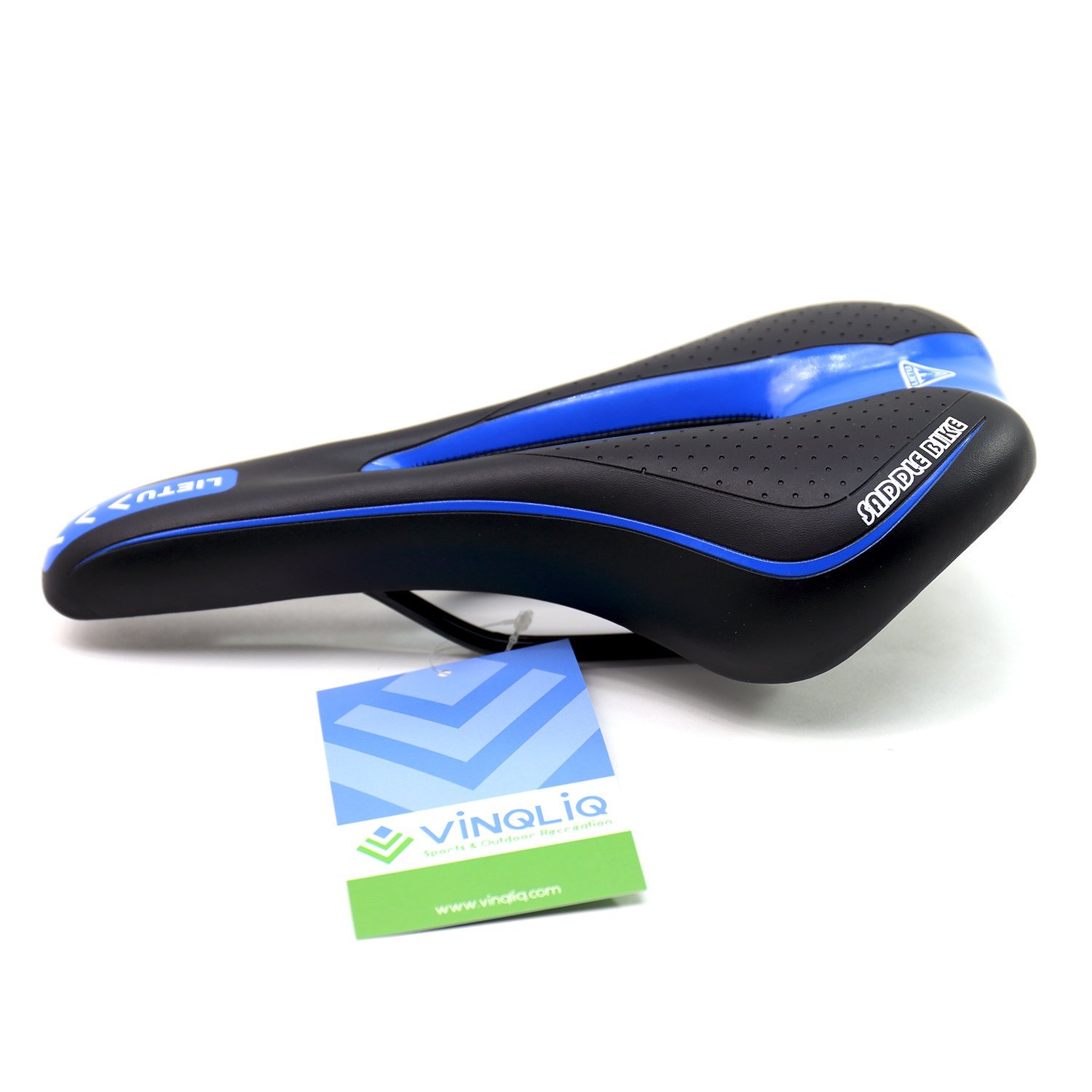 VINQLIQ® Professional Bike Saddle - Ergonomic Comfort Seat Cushion with Shockproof Design for Cycling, Mountain, Road, BMX & Folding Bikes | Perfect for Long Rides, Commuting & Outdoor Adventures