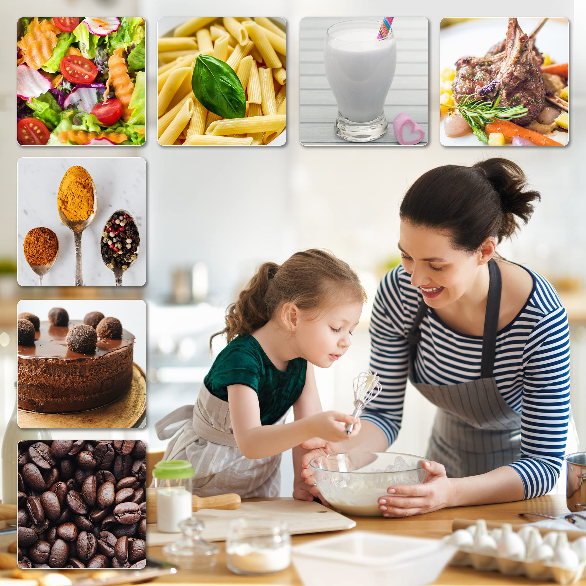 Duronic KS100 Digital Kitchen Scale with Bowl - 11lb/5kg Precision Electronic Food Scale for Cooking, Baking & Pet Food - Tare Function, LCD Display - Perfect for Home, Bakeries & Mail Shipping