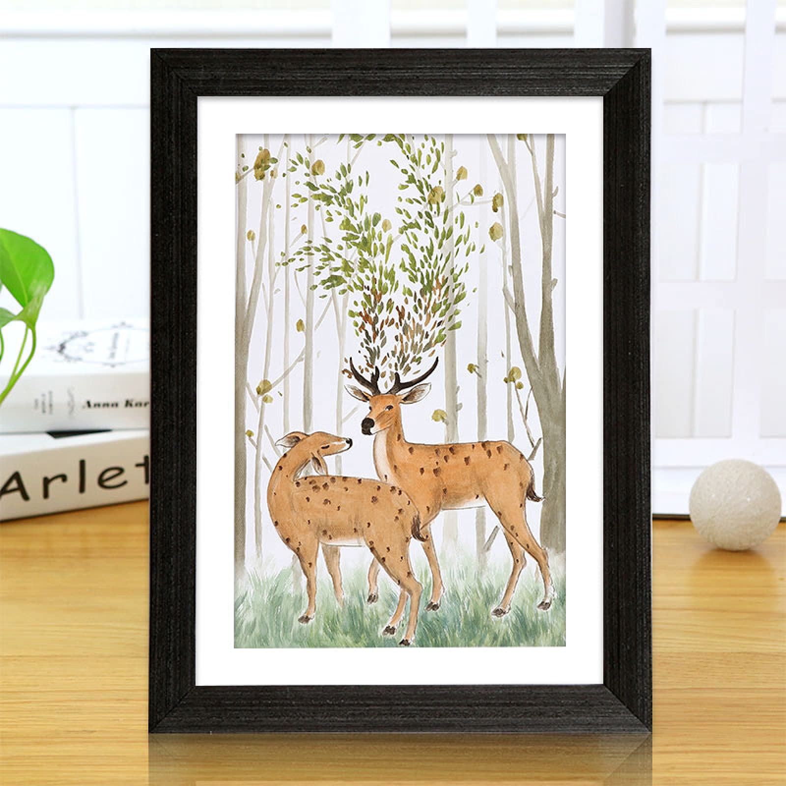 16 Inch Black Solid Wood Poster Photo Frame - 30.5x25.4cm Wall Mount Certificate Picture Frame for Home, Office & Gallery Decor