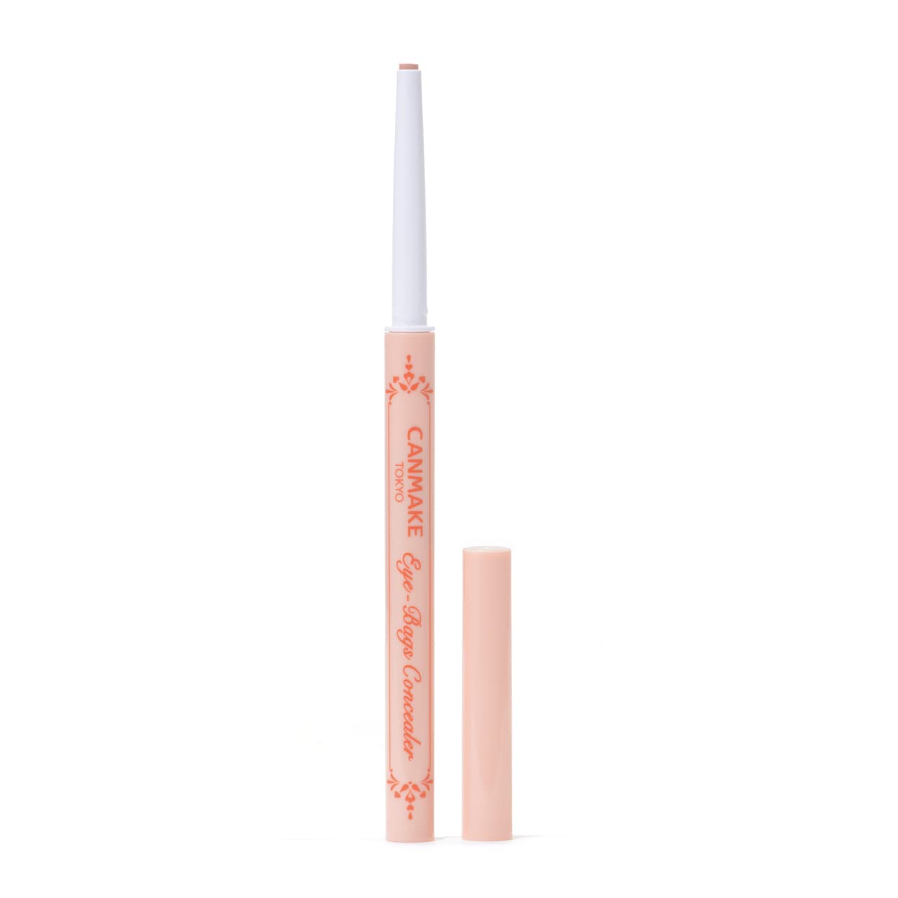 CANMAKE Eye-Bags Concealer 0.01 oz (0.27g) - Waterproof Under Eye Concealer for Dark Circles, Acne & Scar Coverage - Peach Orange (03) - Perfect for Daily Makeup & Professional Use