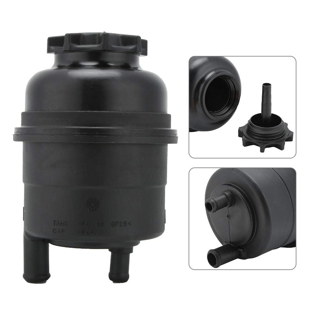 High-Quality Black ABS Power Steering Reservoir - Replacement Part #32411097164 for BMW 318i, X3, X5 Models | Perfect for Vehicle Maintenance & Steering System Repair