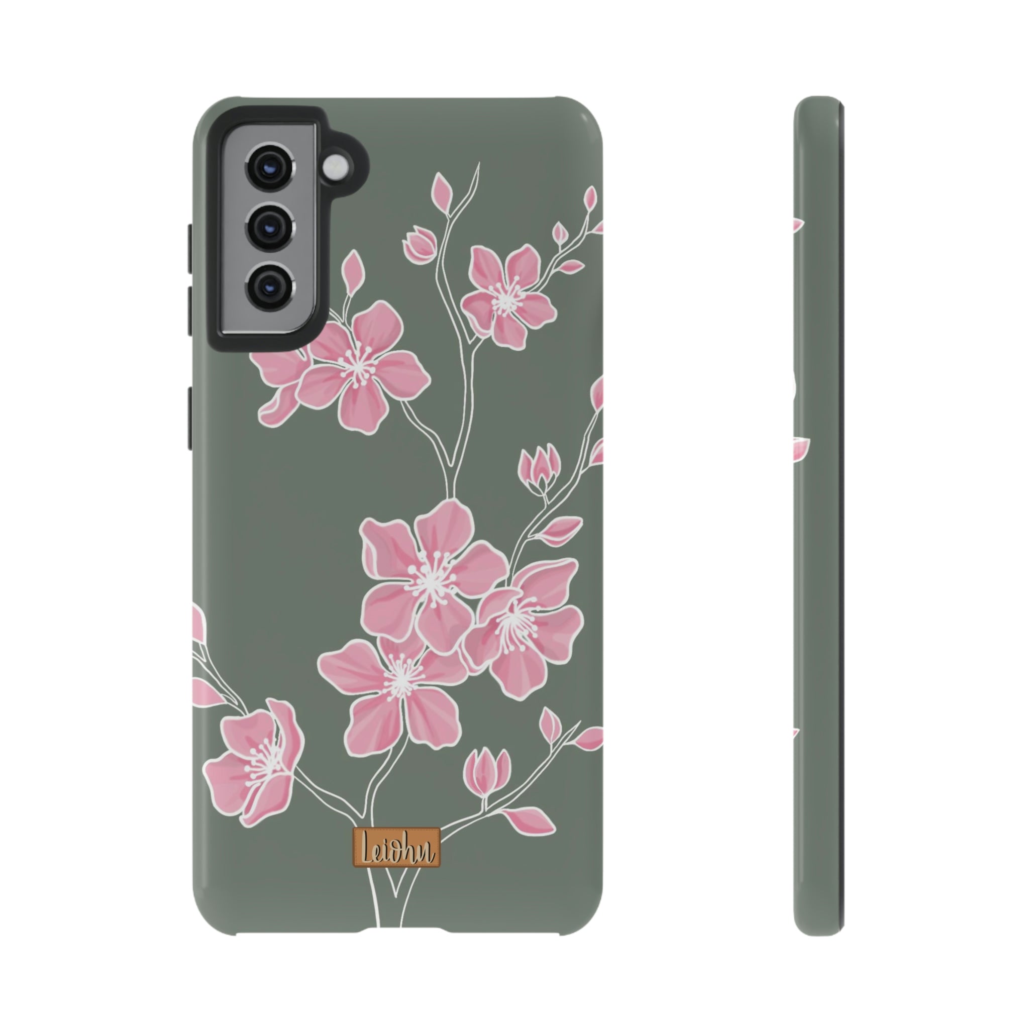 Samsung Galaxy Phone Case with Cherry Blossom Design - Slim Protective Cover for Samsung Galaxy S23/S22/S21 - Perfect for Spring Outfits & Everyday Use