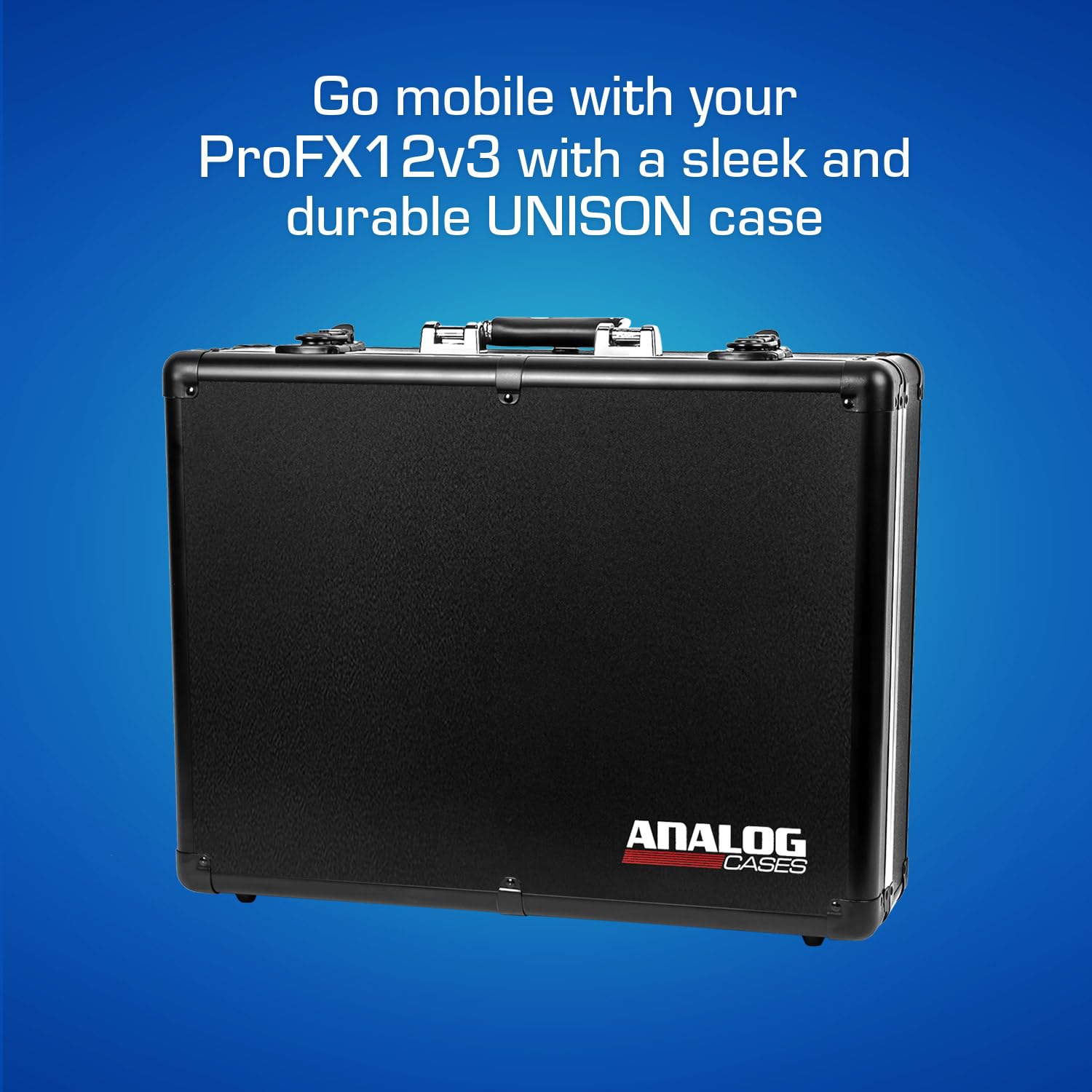 Mackie ProFX12v3 Analog Mixer Case - Ultra-Lightweight UNISON Hard Protective Cover for Live Gigs, Studio Recording & Travel Storage