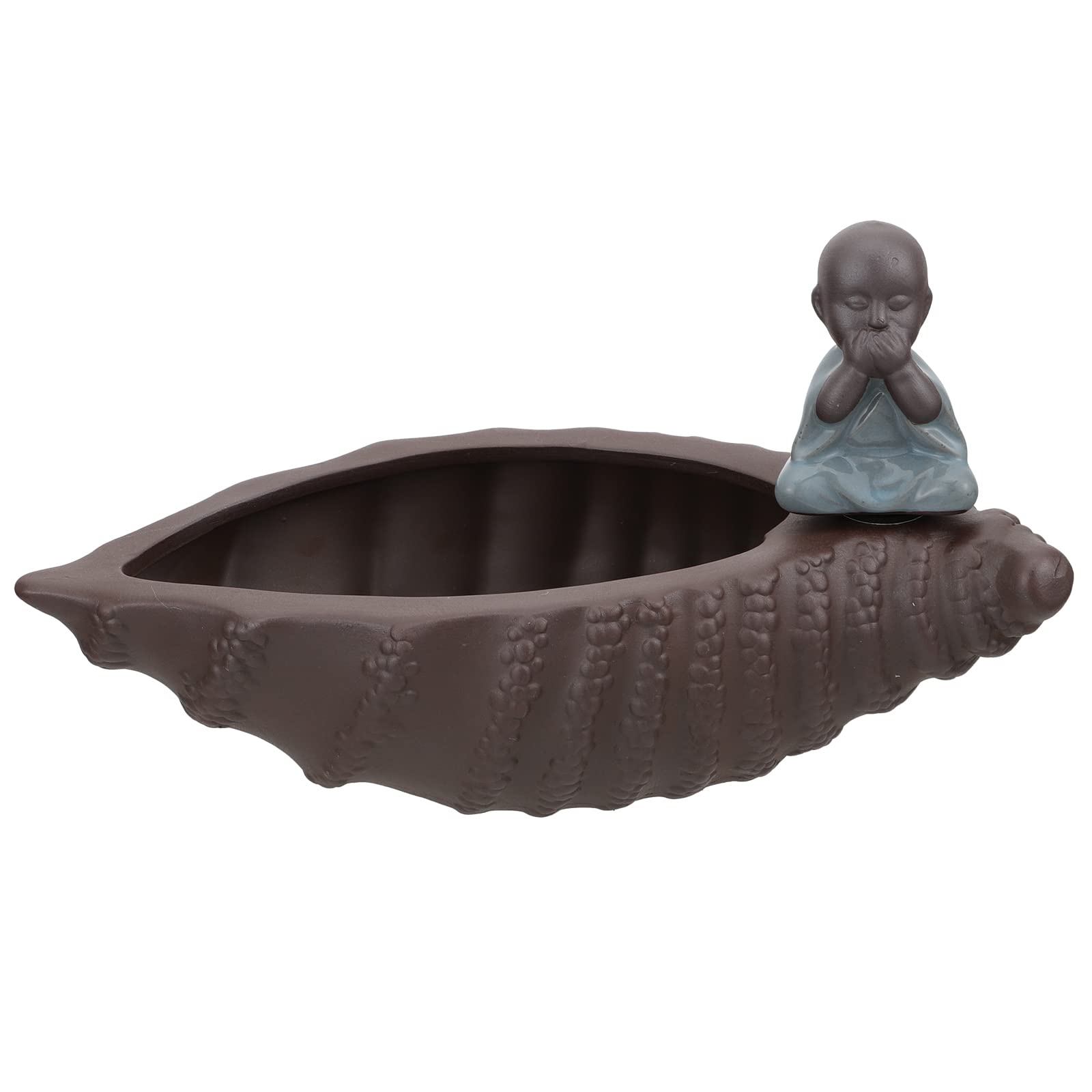 LIOOBO 1pc Ceramic Succulent Planter Pot - Small Bonsai Flower Pot for Plants, Cactus, Herbs - Perfect for Home Decor, Office Desk, Windowsill & Garden Planting Container