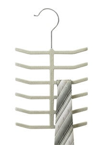 Slim Line Tie Hanger - Space Saving Closet Organizer for Neckties, Belts & Scarves | Perfect for Home, Office & Travel Organization