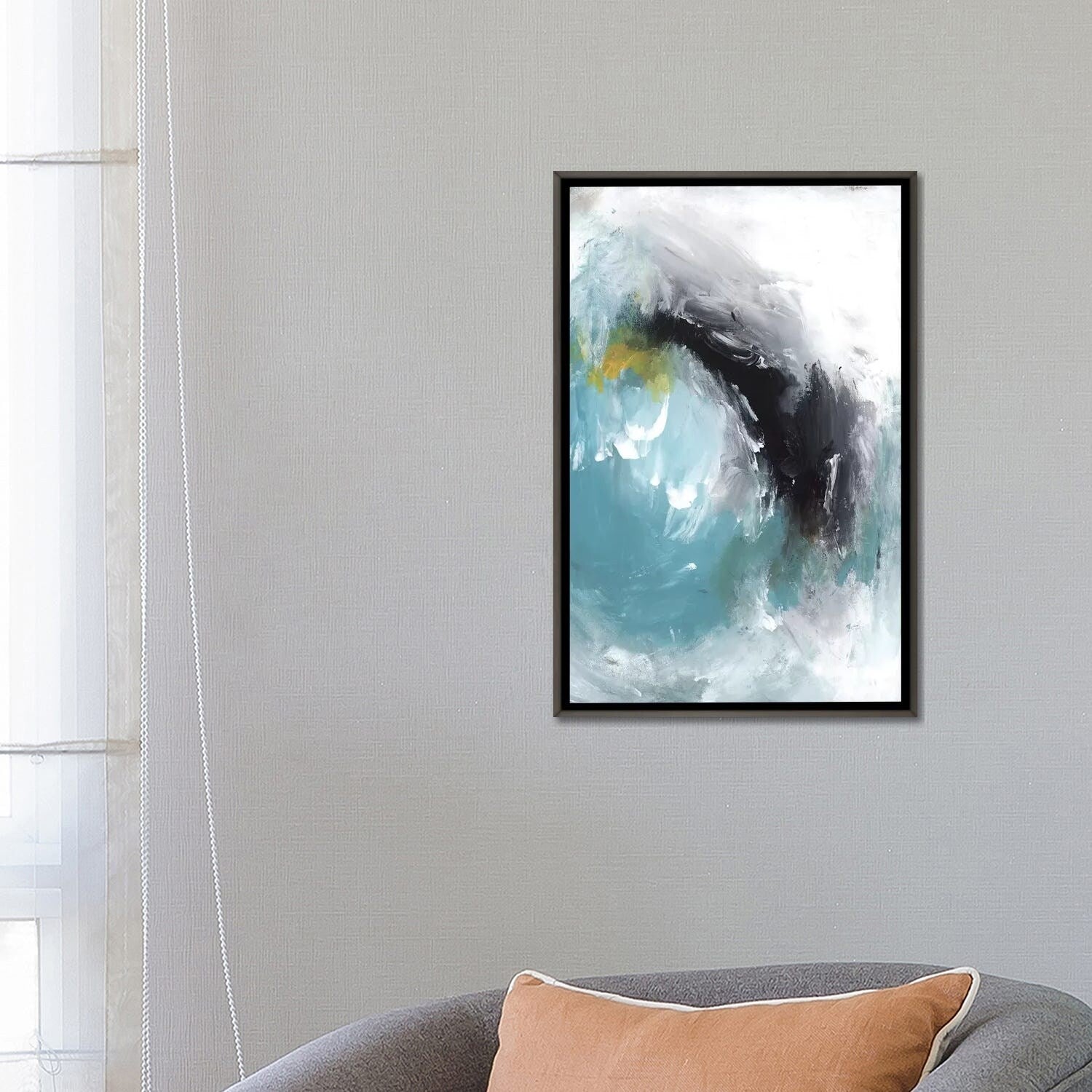 PI Studio Framed Aquamarine I - Elegant Wall Art for Living Room, Bedroom & Office Decor