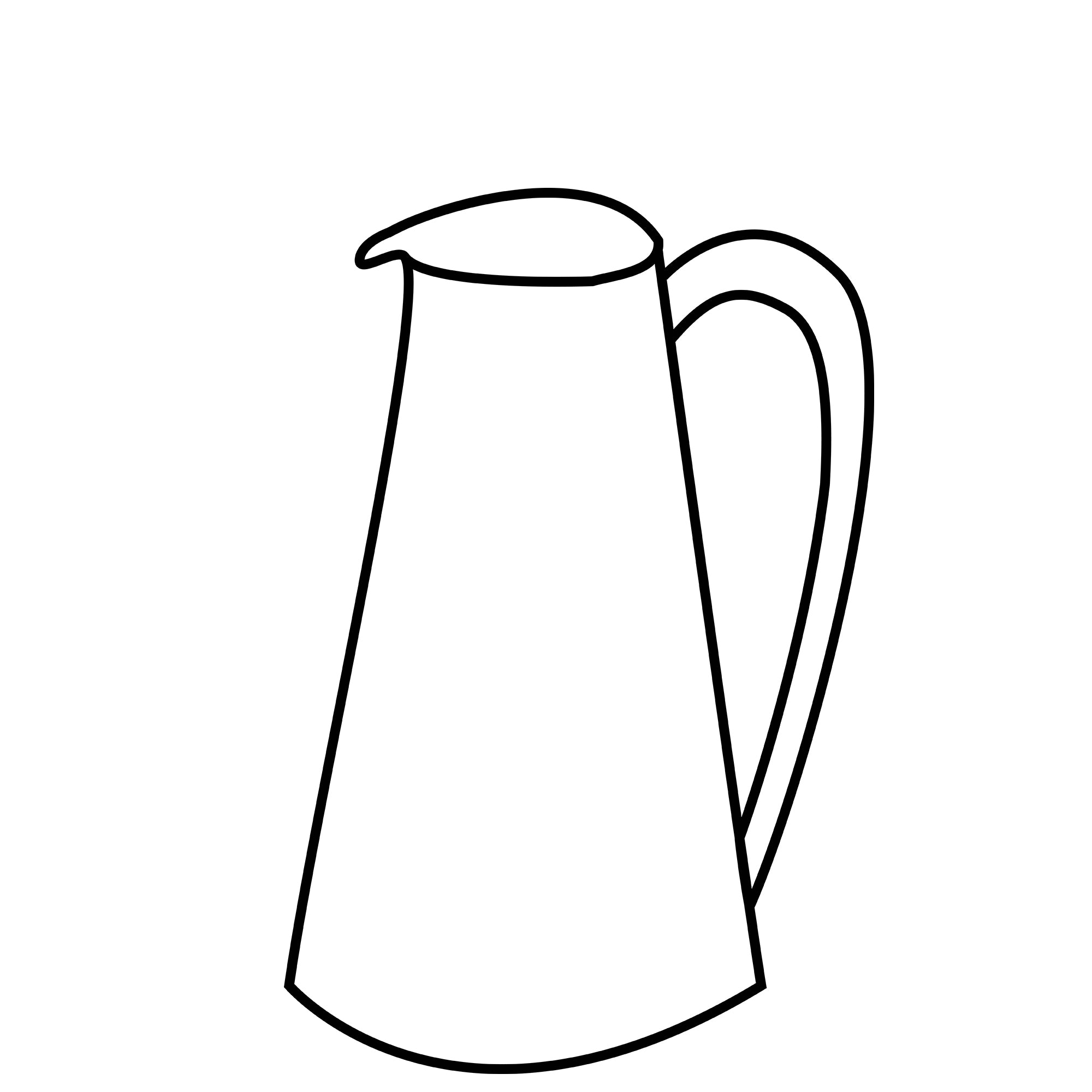 Custom Large Pitcher - Premium 64oz Glass Water Pitcher with Lid & Spout - Perfect for Iced Tea, Lemonade, and Cold Brew - Ideal for Home, Kitchen, and Entertaining