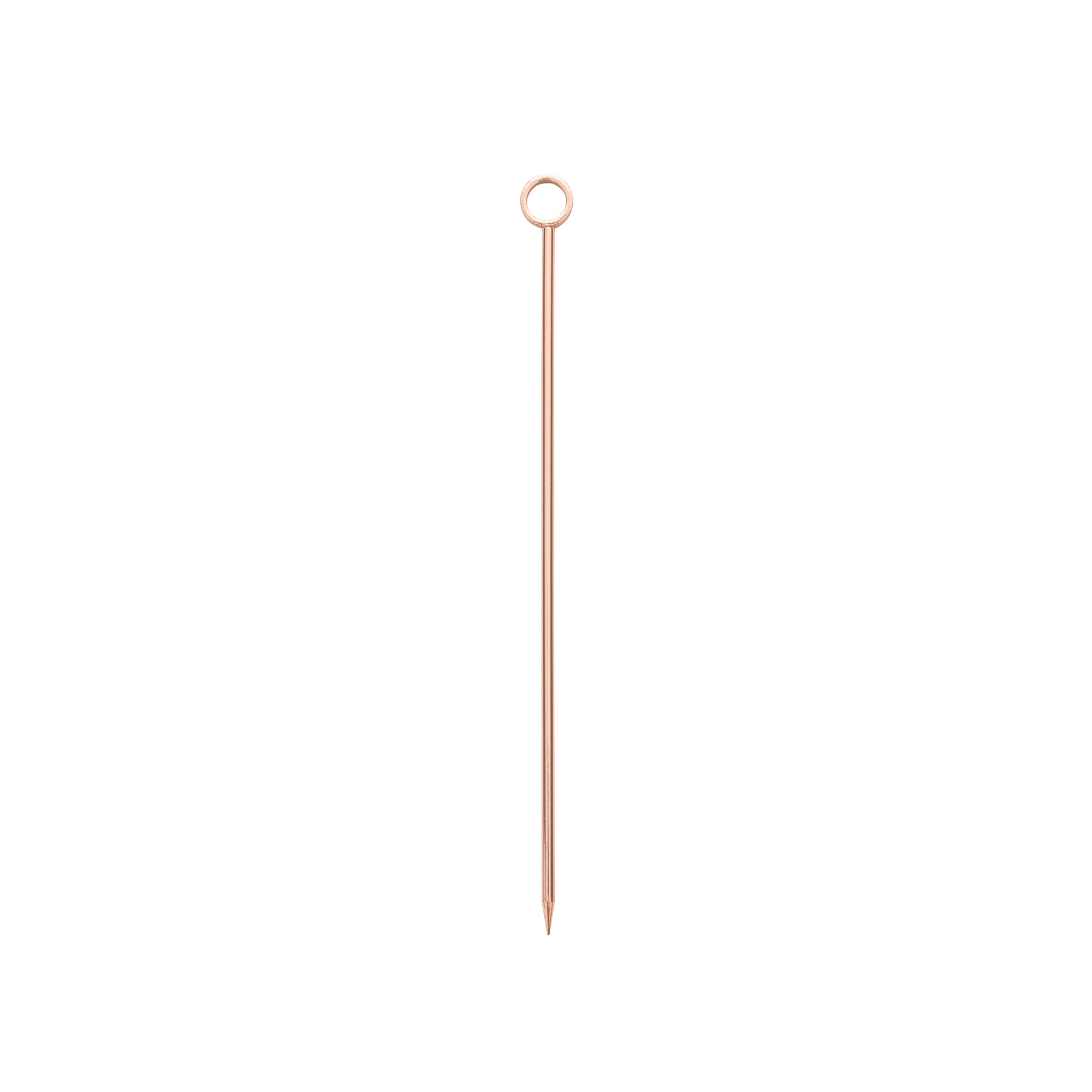 Premium Copper & Stainless Steel Cocktail Picks - Set of 10 (4.5 Inch) - Elegant Drink Garnish Skewers for Martini, Olive, Fruit - Perfect for Home Bars, Parties & Wedding Cocktails