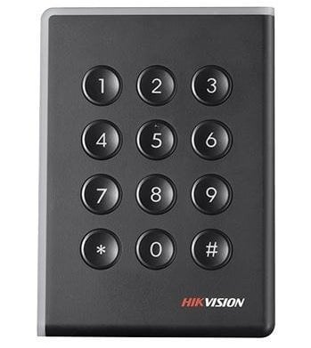 DS K1108MK Card Reader with Code Keys, MiFare Compatible - Secure Access Control for Offices, Hotels, and Smart Homes
