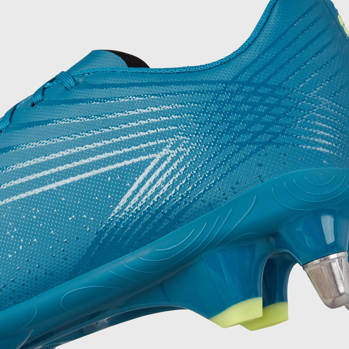 Canterbury Stampede Groundbreak Team SG Rugby Boots - Men's Rugby Cleats for Firm Ground, Lightweight & Durable with Anti-Clog Sole - Perfect for Rugby Matches, Training & Outdoor Sports (Lagoon Blue)