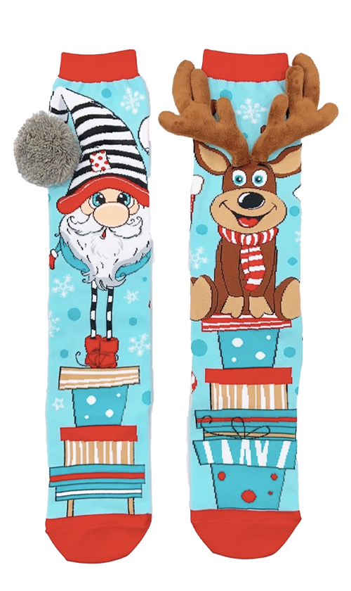 Madmia Christmas Toddler Socks - Cozy Holiday Socks for Baby Boys & Girls - Perfect for Christmas Parties, Family Photos & Winter Outfits
