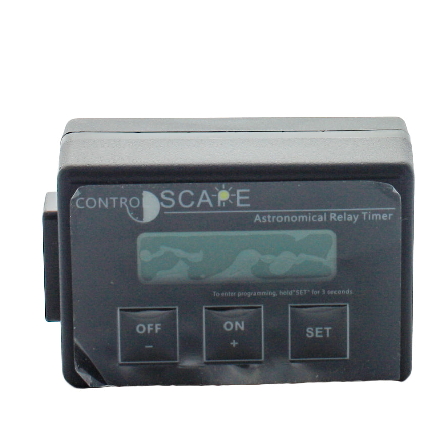 CS ART ControlScape Astronomical Relay Timer - Smart Outdoor Lighting Timer for Garden, Landscape & Pool Automation (Weatherproof, Energy Saving) - Perfect for Home, Backyard & Commercial Use