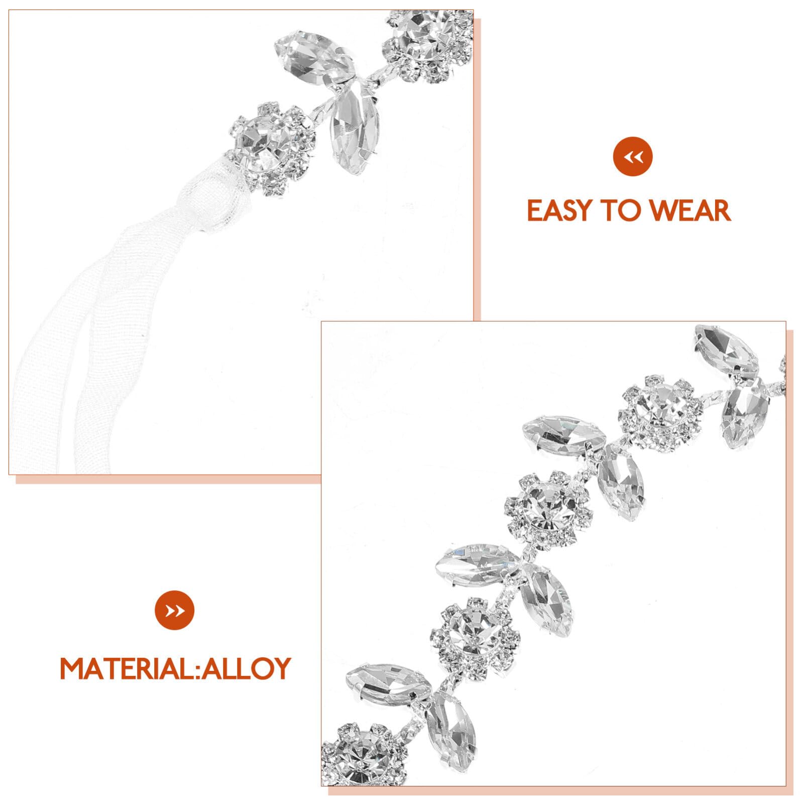 GALPADA Bridal Hair Accessories Set - Rhinestone Headbands, Hair Ties & Wedding Hairpieces for Women & Girls - Elegant Alloy Hair Jewelry for Brides, Bridesmaids & Special Occasions | Perfect for Weddings, Prom, Parties & Formal Events