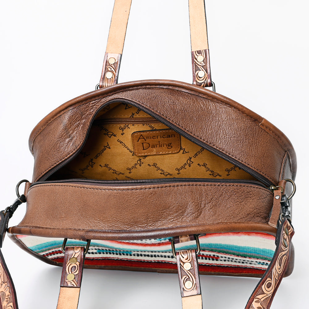 Genuine Leather Western Handbag for Women - American Darling Tote Saddle Blanket Purse | Stylish Cowgirl Bag for Rodeo, Horse Riding & Everyday Use