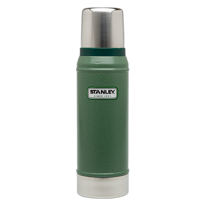 Stanley Classic Vacuum Insulated Stainless Steel Water Bottle 0.75L (25oz) - Keeps Drinks Hot/Cold for Hours - Perfect for Hiking, Camping & Office Use
