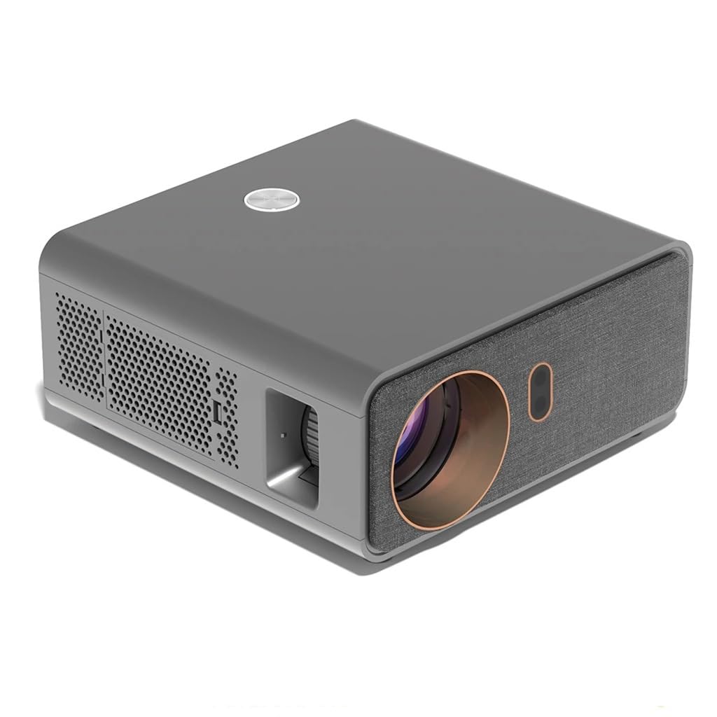 RYMMKOP 4K LED Projector - 1080P Full HD Home Theater Movie Video Beamer with Airplay Support | Smart WiFi Projector for Indoor & Outdoor Movies, Gaming, Backyard Parties (Includes Small Gift)