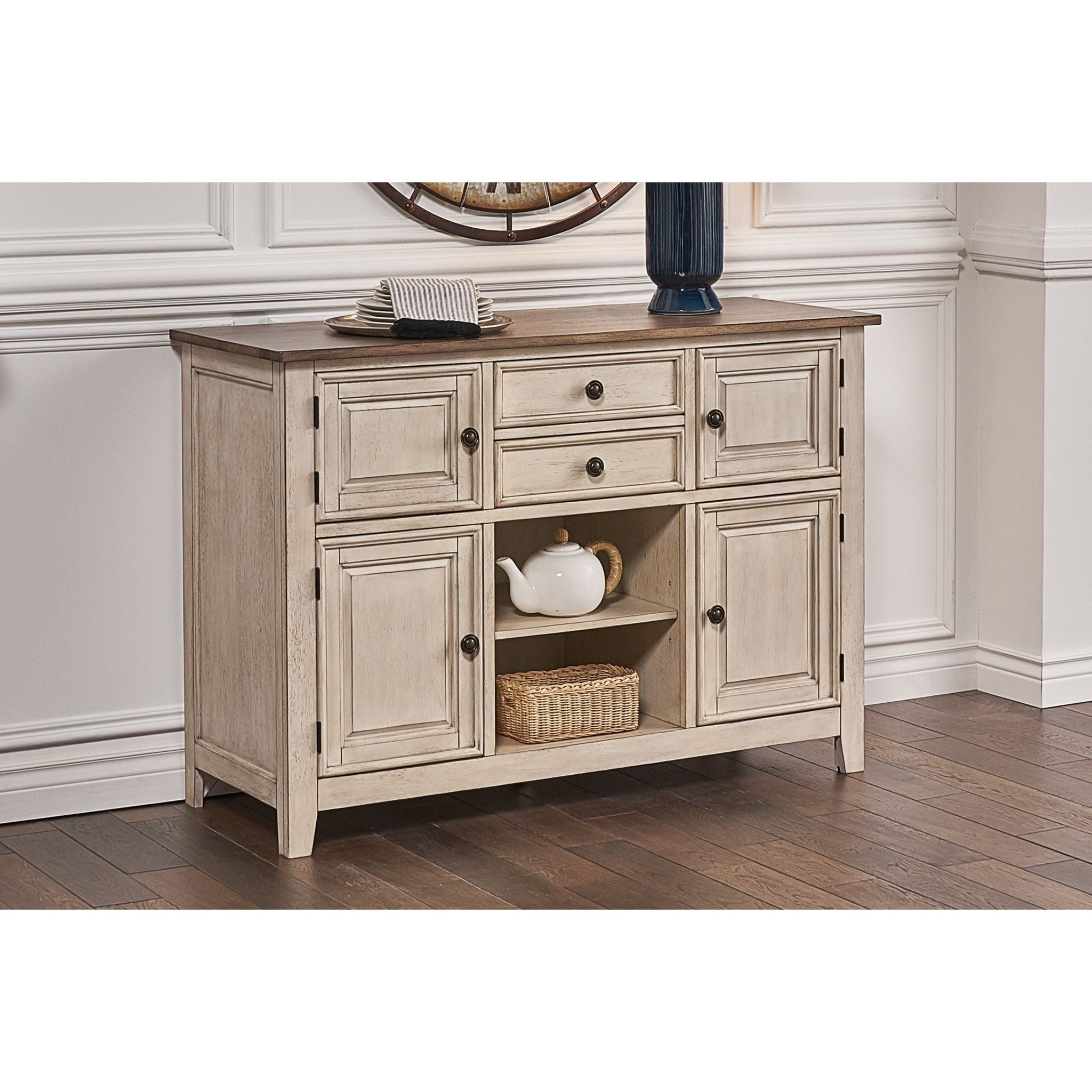 Beacon Dining Server Set - Smoky White & Peppercorn (BEAPW9020) | Elegant Tableware for Fine Dining, Dinner Parties & Home Entertaining
