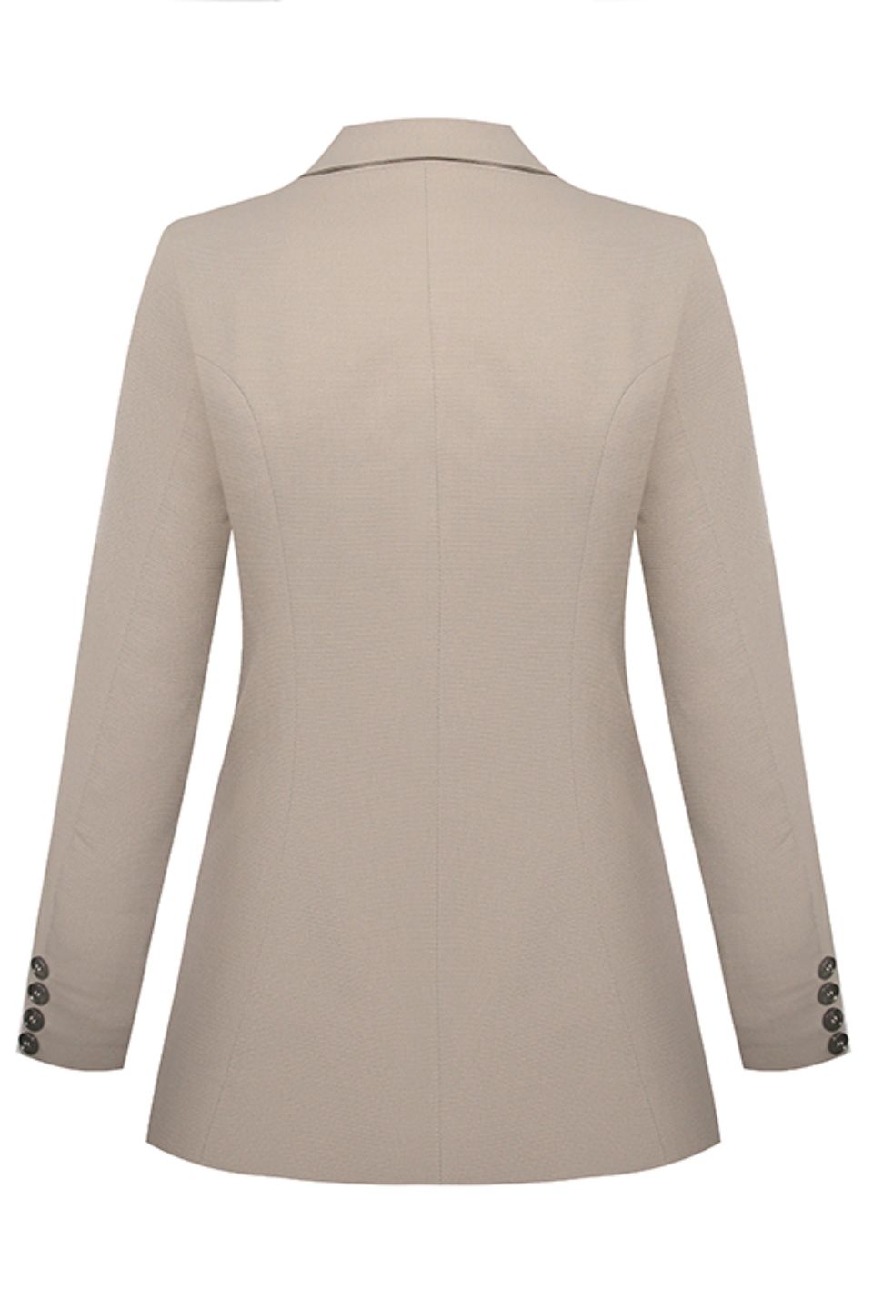Harper Stone Textured Double Breasted Blazer for Women - Elegant Office & Business Formal Wear - Perfect for Work, Interviews, and Professional Events