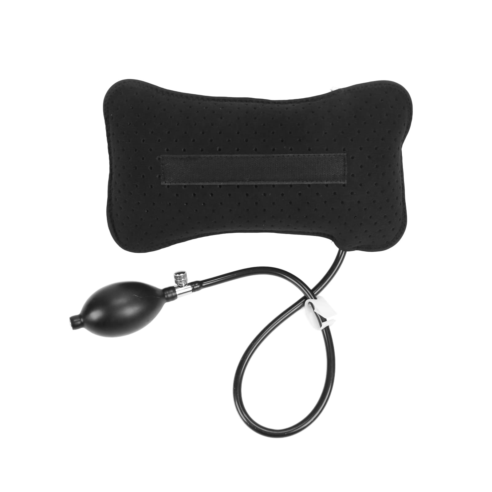 Best Inflatable Lumbar Support Pillow for Back Pain Relief - Memory Foam Travel & Car Pillow - Portable Lower Back Cushion for Office Chair, Long Driving, Sleeping & Waist Support - Ideal for Home, Work & Travel Use