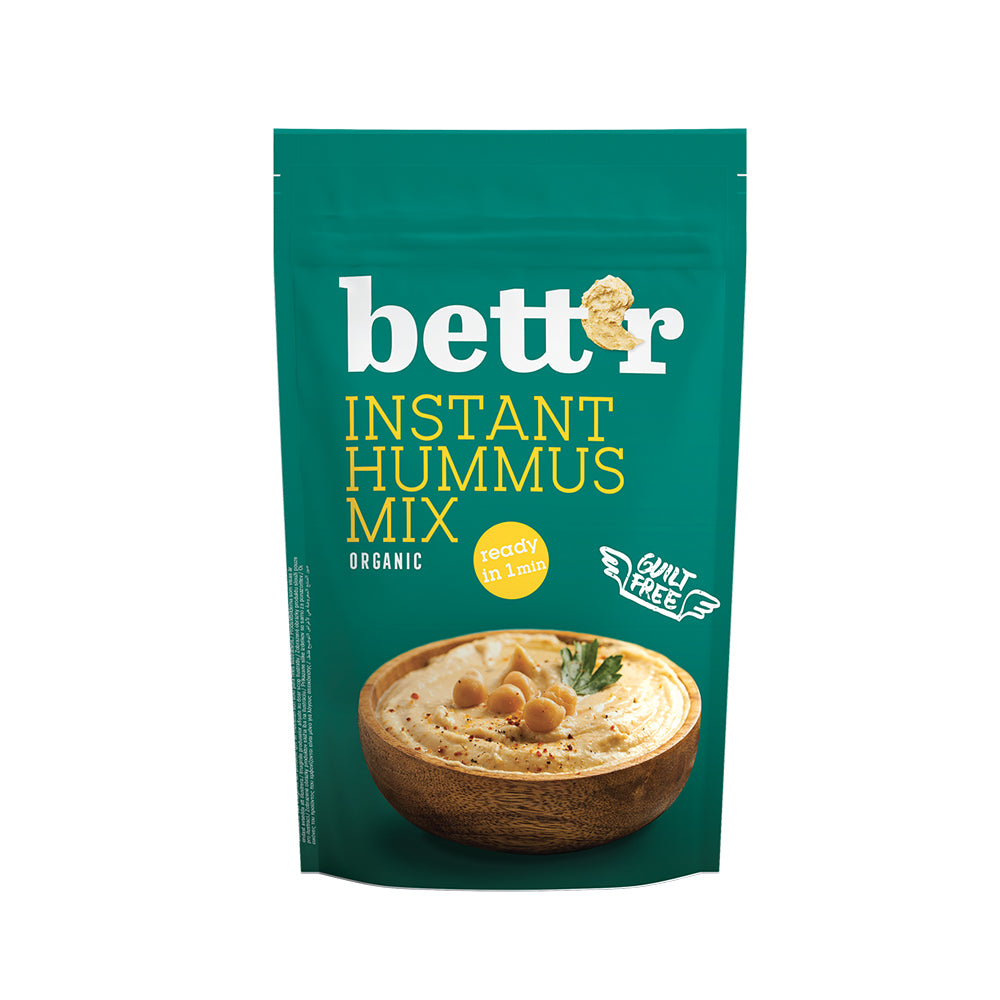 Organic Hummus Mix 200g - Gluten Free, Vegan Chickpea Dip Powder - Perfect for Healthy Snacks, Party Appetizers & Mediterranean Diet