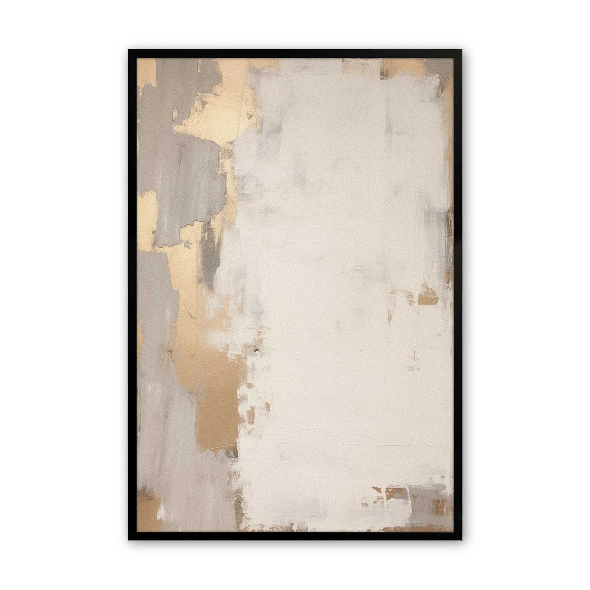 Golden Haze II Print - Abstract Wall Art Canvas Painting for Home & Office Decor | Perfect for Living Room, Bedroom, or Workspace Aesthetic