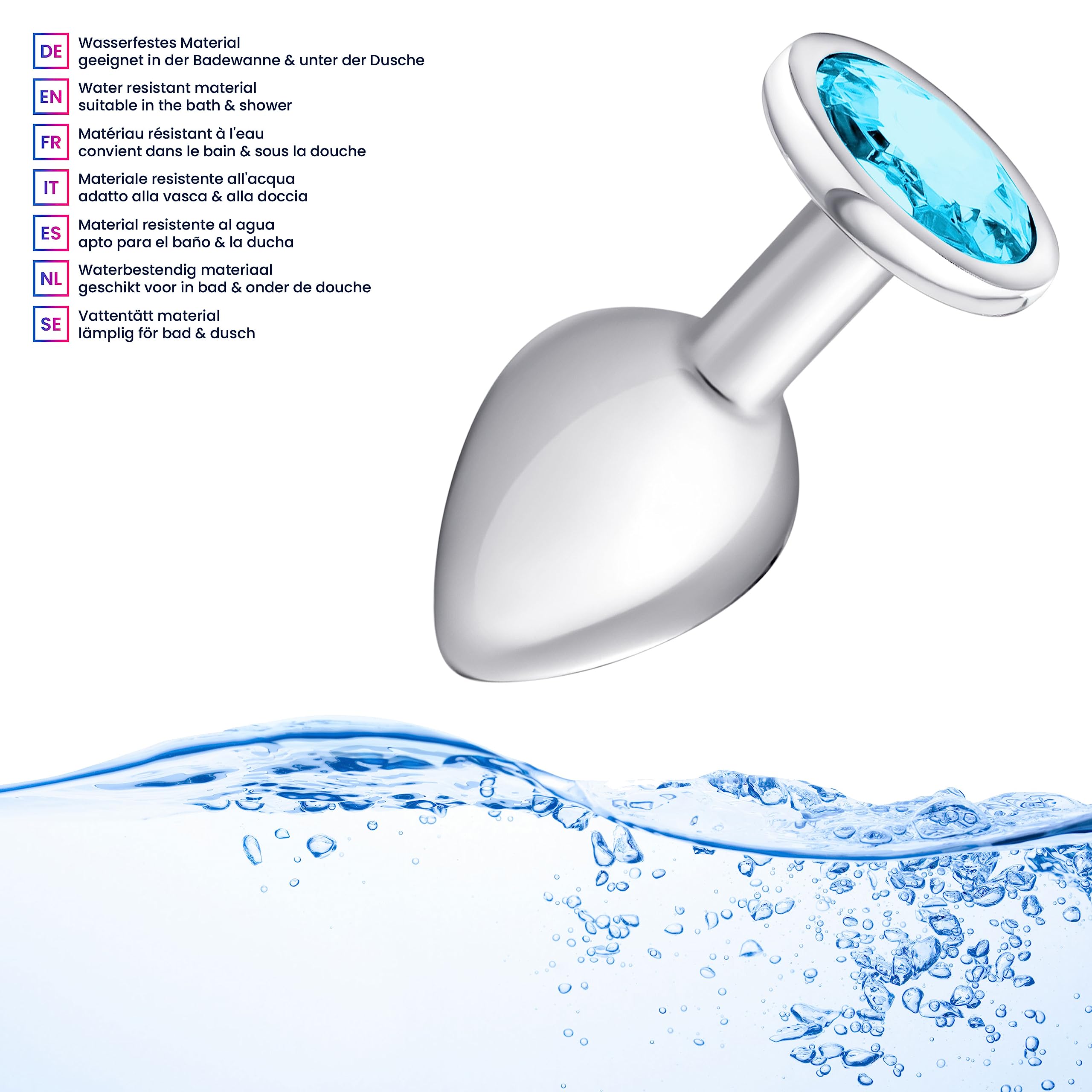 Premium Stainless Steel Anal Plug for Women & Men - Prostate Massager & Couples Sex Toy - Perfect for Sensual Play, BDSM & Intimate Exploration