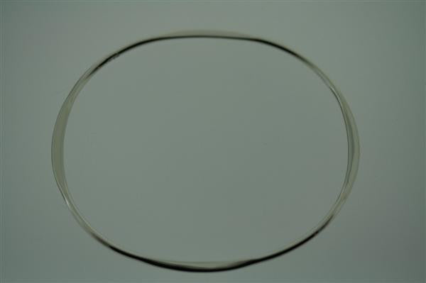 Narrow Flattened Oval Bangle Bracelet for Women - Elegant Minimalist Oval Cuff for Everyday Wear & Special Occasions